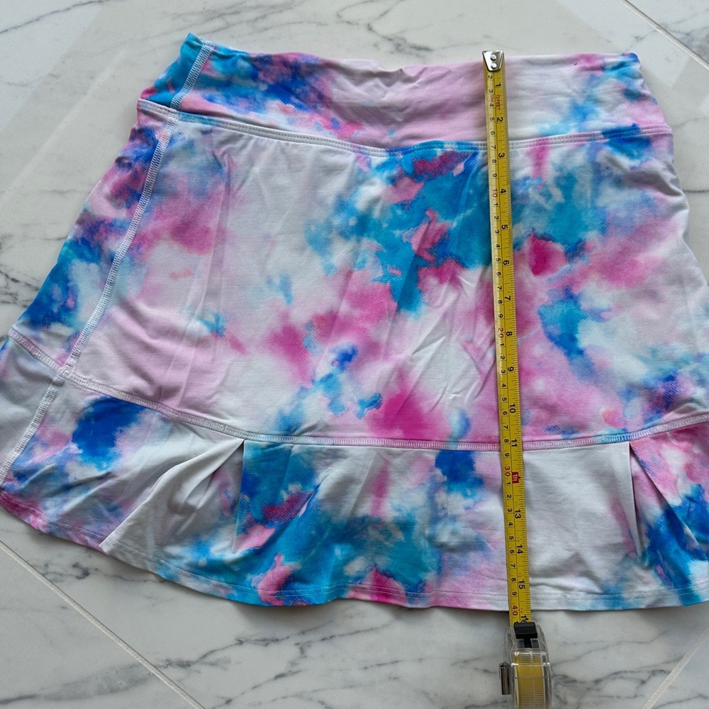 Doña Jo Tie-Dye Skort w/built in shorts Size L - Picture 2 of 7